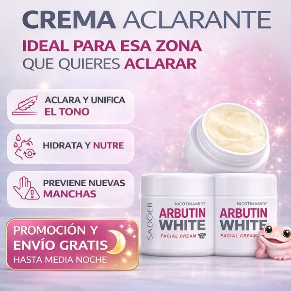 Arbutin White - Crema Aclarante